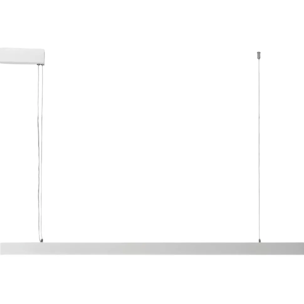 Vivida lampadario segmento bianco per tavolo cucina led 40w cct