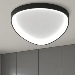 Vivida lifering plafoniera led nera 38w dimmerabile 3000k 4000k