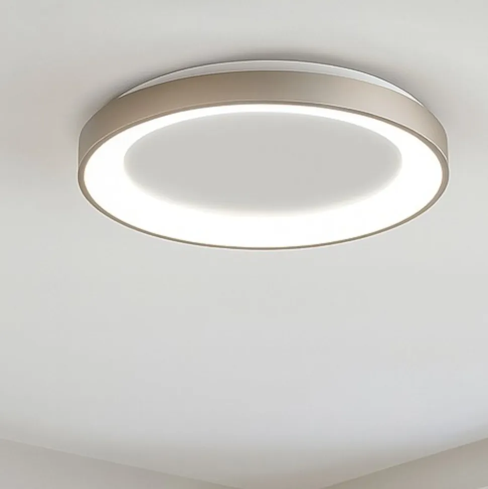 Vivida lifering sabbia plafoniera da cucina ovale moderna led 48w 3000k 4000k dimmerabile
