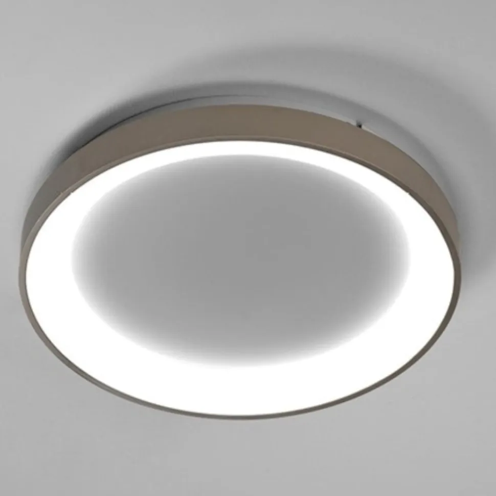 Vivida lifering sabbia plafoniera da cucina ovale moderna led 48w 3000k 4000k dimmerabile
