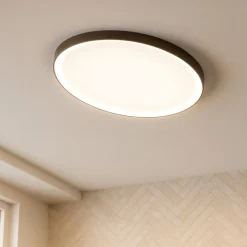 Vivida lifering-o plafoniera bronzo ovale 80cm led 50w 3000k 4000k
