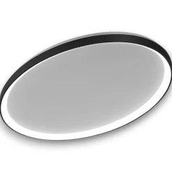 Vivida lifering-o plafoniera ovale nera moderna led 80w 3000k 4000k