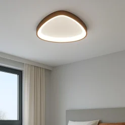 Vivida lifering-p plafoniera bronzo led 38w 3000k 4000k dimmerabile moderna