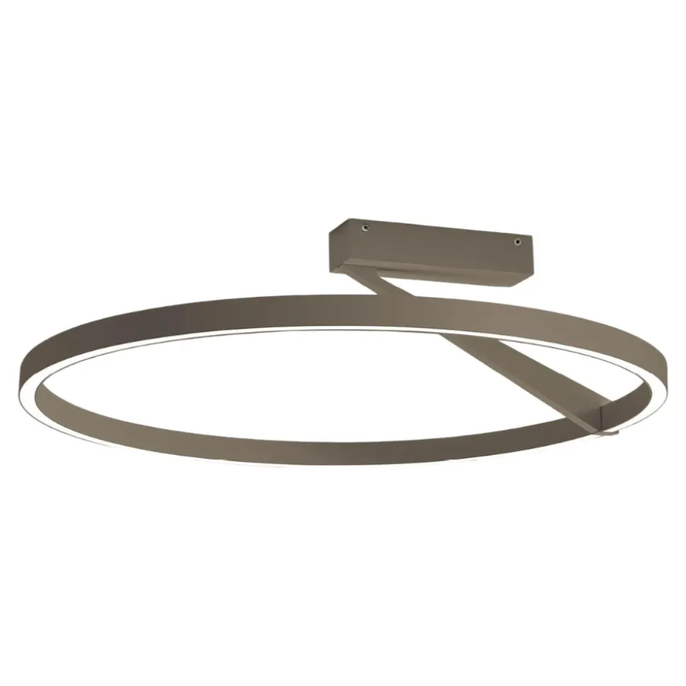 Vivida meridiana sabbia plafoniera led 44w 3000k 4000k dimmerabile