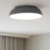 Vivida pinco plafoniera bronzo rotonda led 20w dimmerabile 3000k 4000k per soggiorno