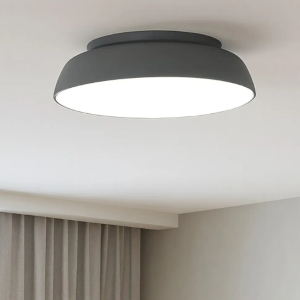 Vivida pinco plafoniera bronzo rotonda led 20w dimmerabile 3000k 4000k per soggiorno