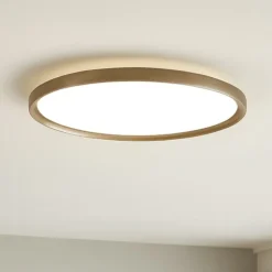 Vivida plafoniera atena rotonda sabbia led 55w 3000k 4000k da cucina