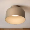 Vivida plafoniera da soffitto bottone sabbia led dimmerabile con telecomando 22cm
