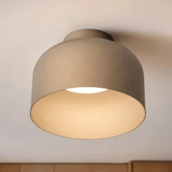 Vivida plafoniera da soffitto bottone sabbia led dimmerabile con telecomando 22cm