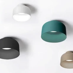 Vivida plafoniera da soffitto bottone sabbia led dimmerabile con telecomando 22cm