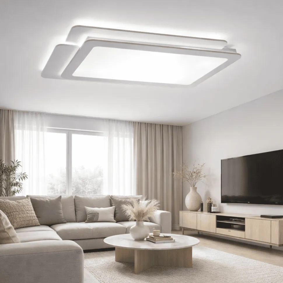 Vivida trinity plafoniera moderna led 110w cct dimmerabile