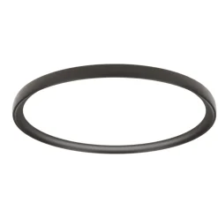 Vivida atena plafoniera moderna rotonda nera 48w 3000k 4000k