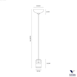 Vivida bag lampada a sospensione bianco singola led 5w 3000k
