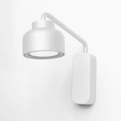 Vivida bottone lampada da comodino camera da letto moderna bianca