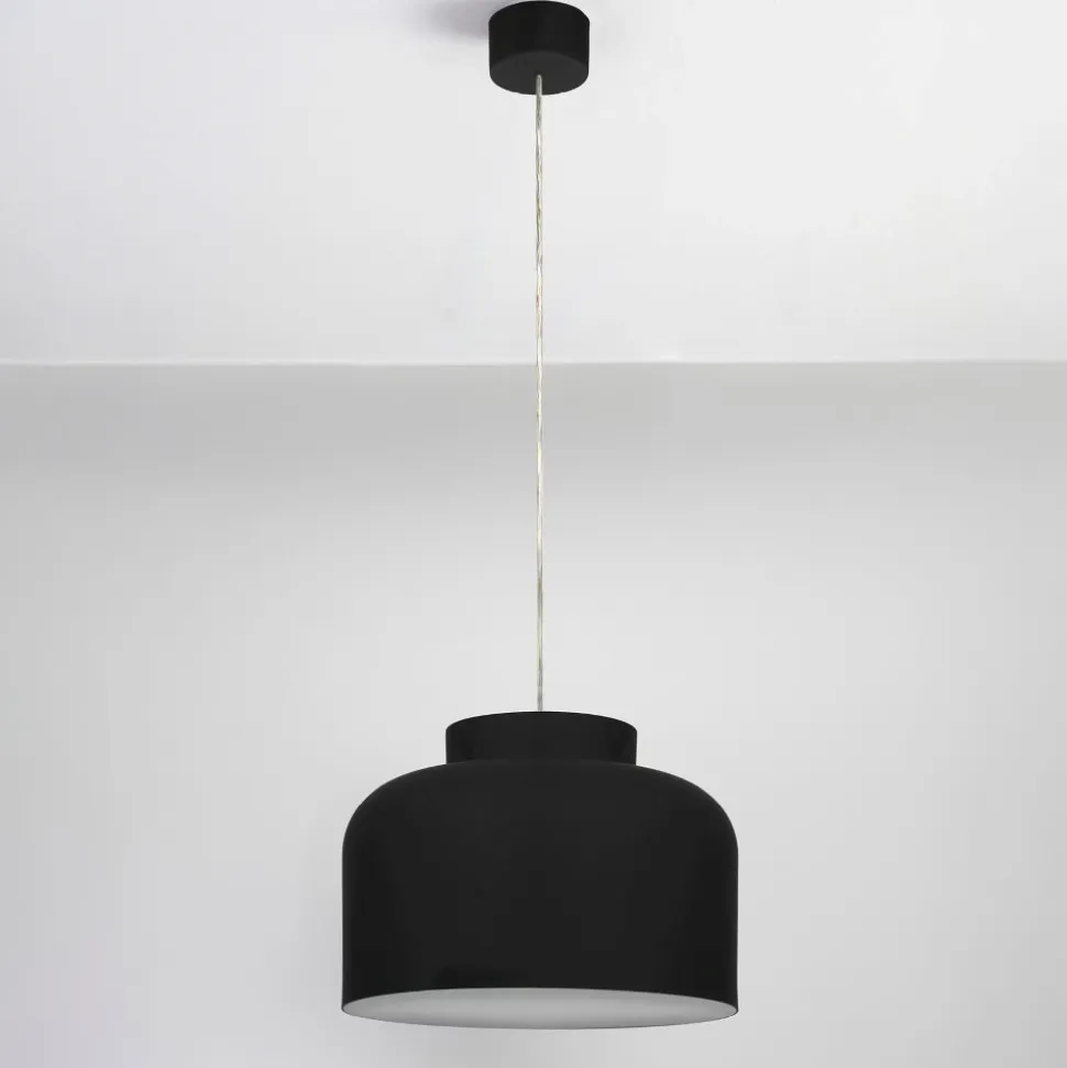 Vivida bottone lampadario da cucina dimmerabile nero biemissione con telecomando