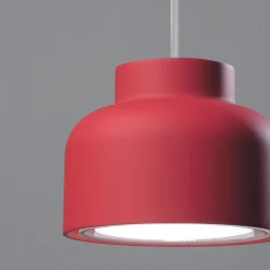 Vivida bottone magenta lampada a sospensione per isola moderna