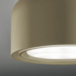 Vivida bottone sabbia lampada a sospensione per camera da letto