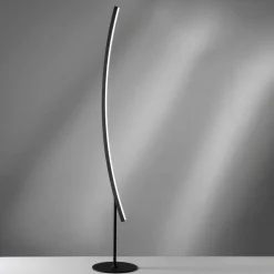 Vivida bow lampada da terra ad arco nera moderna led 3000k