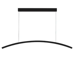 Vivida bow lampadario moderno nero per sala da pranzo 3000k 4000k