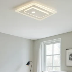 Vivida brighton plafoniera per soffitto led 40w colore sabbia