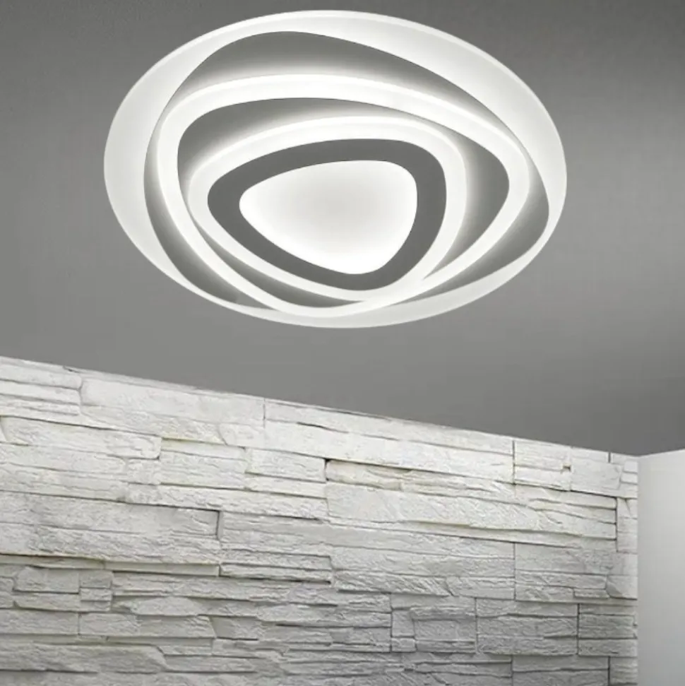 Vivida bud plafoniera led bianca 36w 3000k 4000k moderna