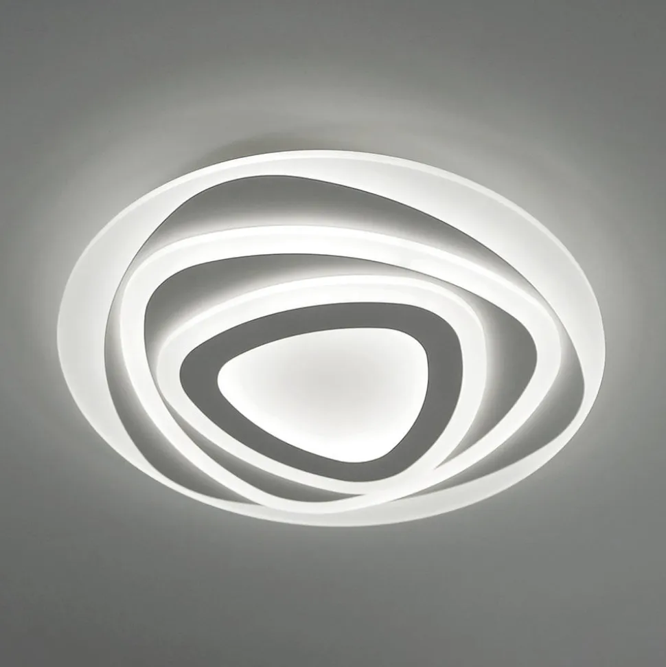 Vivida bud plafoniera led bianca 36w 3000k 4000k moderna
