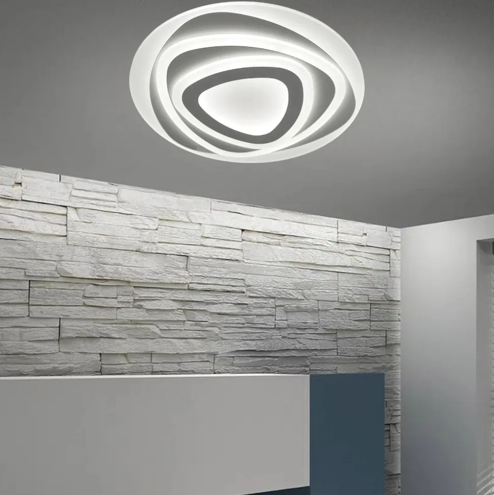 Vivida bud plafoniera led bianca 36w 3000k 4000k moderna