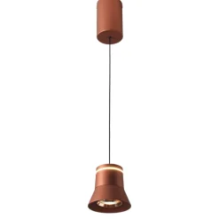 Vivida cloche lampada a sospensione caffe led 6w 3000k