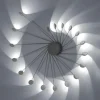 Vivida helix plafoniera moderna 36w 3000k titanio orientabile