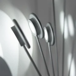 Vivida helix plafoniera moderna 36w 3000k titanio orientabile