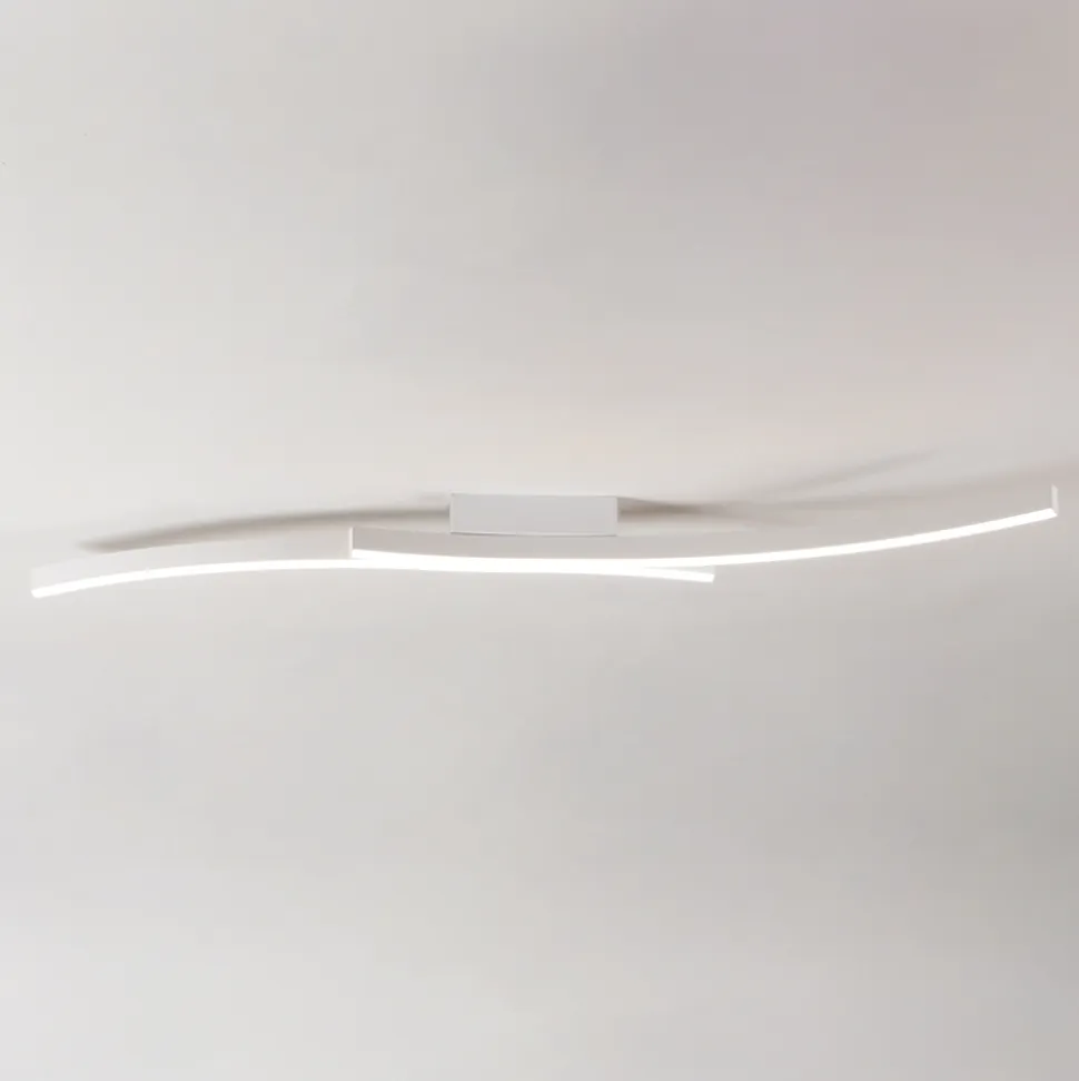 Vivida hyperbola bianca plafoniera led 40w 3000k 4000k design moderna