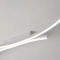 Vivida hyperbola bianca plafoniera led 40w 3000k 4000k design moderna
