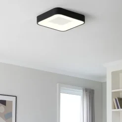 Vivida inner-s plafoniera 40 nera led 32w 3000k 4000k dimmerabile