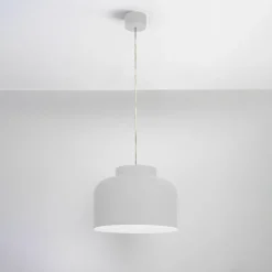 Vivida lampadario da cucina bottone bianco led dimmerabile con telecomando