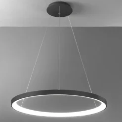 Vivida lifering bronzo lampadario moderno led 80w 3000k 4000k rotondo