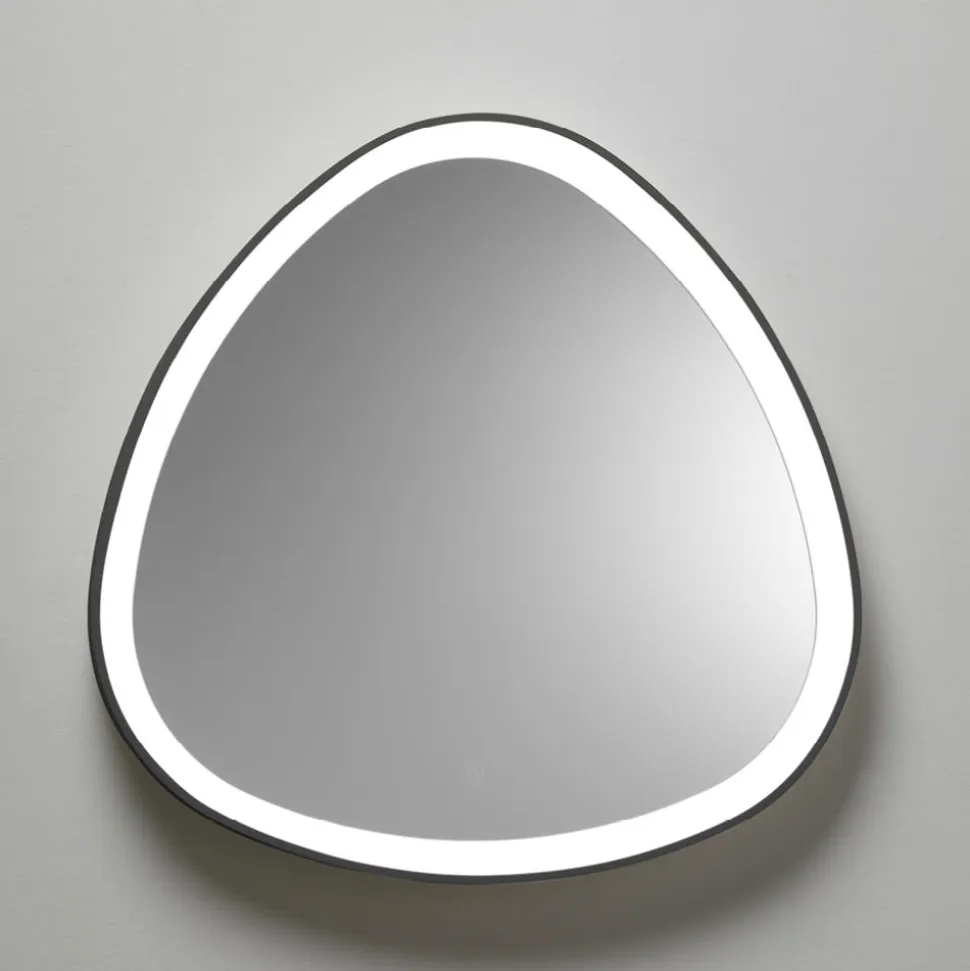 Vivida lifering bronzo specchio da bagno design touch led 25w 3000k