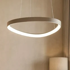 Vivida lifering lampadario moderno sabbia led 48w 3000k-4000k