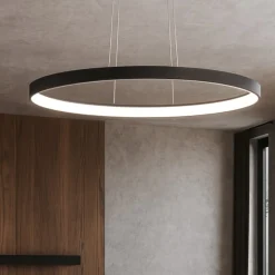 Vivida lifering-o lampadario ovale bronzo led 40w 3000k 4000k
