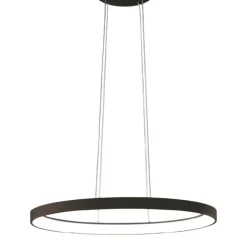 Vivida lifering-o lampadario ovale bronzo led 40w 3000k 4000k