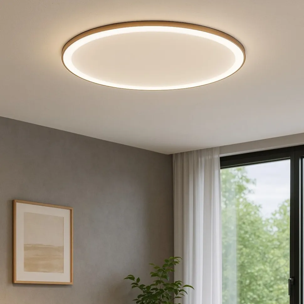 Vivida lifering-o plafoniera led sabbia ovale 40w 3000k 4000k