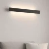 Vivida linea applique da parete nera led 3000k 75cm