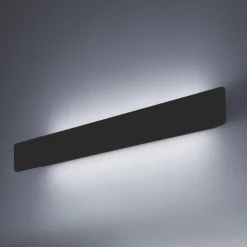 Vivida linea applique da parete nera led 3000k 75cm