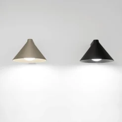 Vivida luminelle applique da parete design cono sabbia
