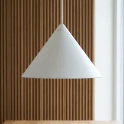 Vivida luminelle lampada a sospensione cono bianco moderno