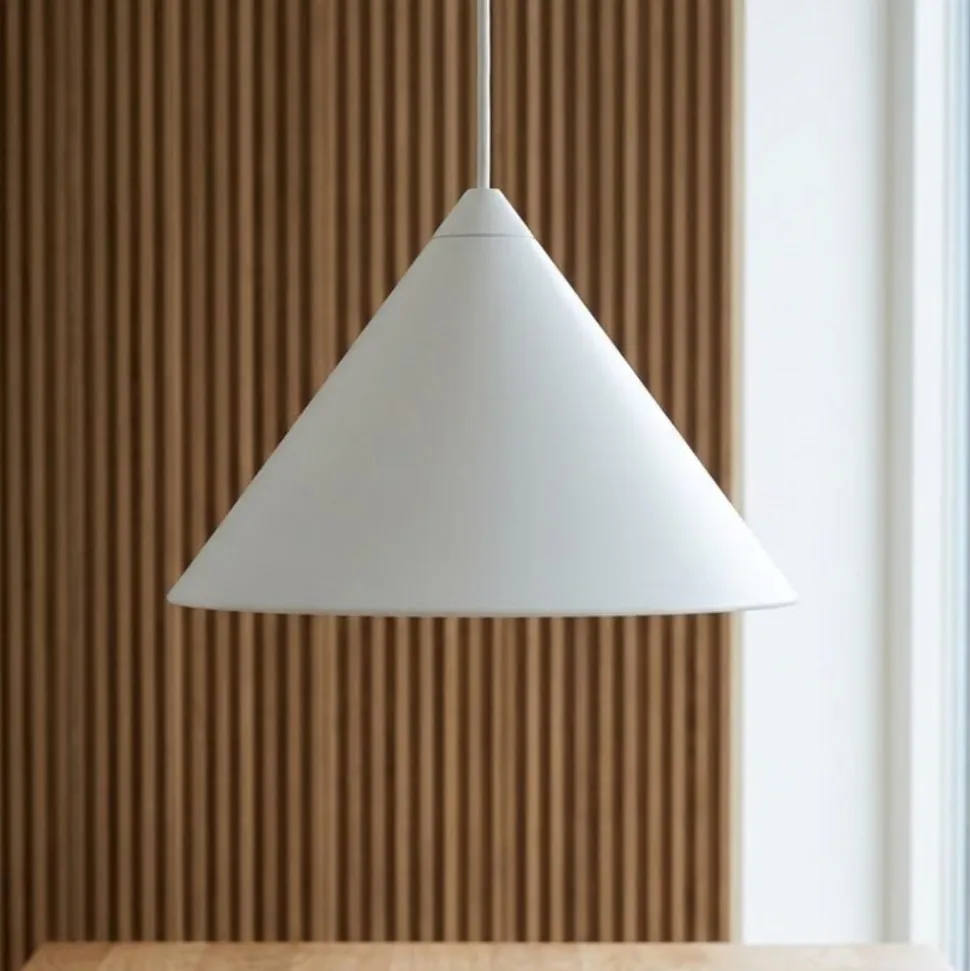 Vivida luminelle lampada a sospensione cono bianco moderno