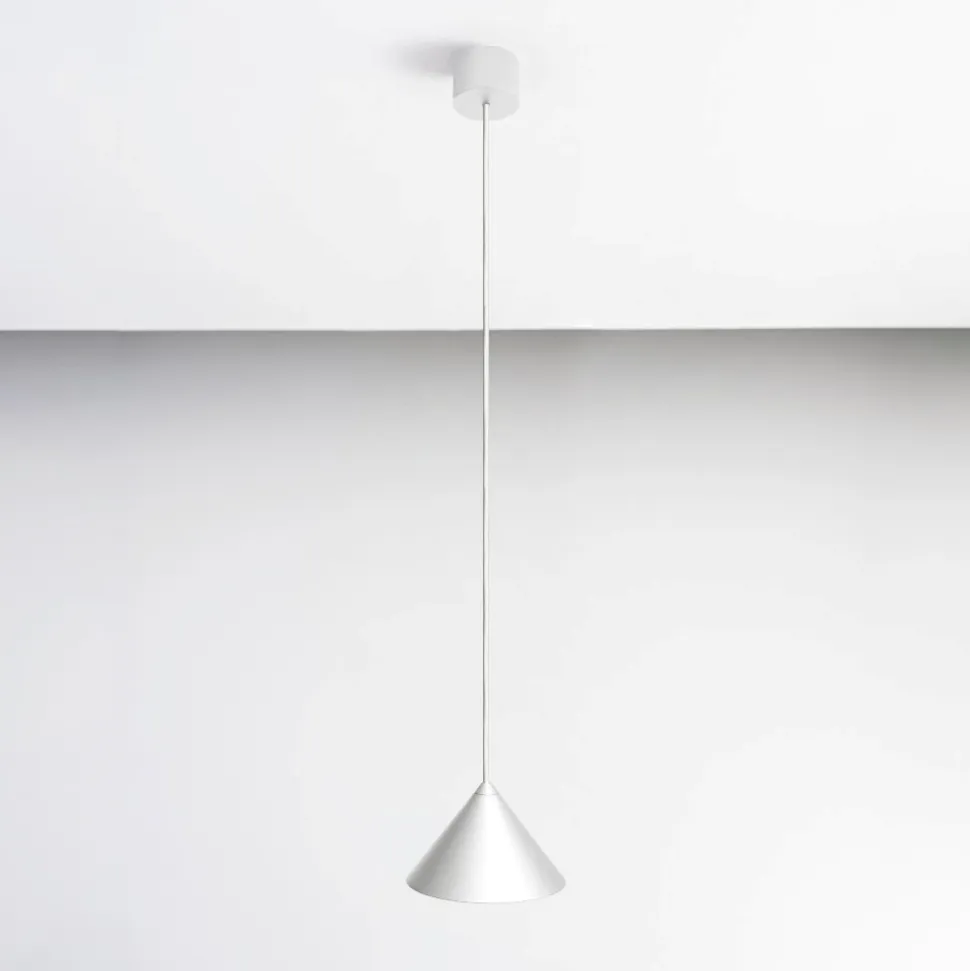 Vivida luminelle lampada a sospensione cono bianco moderno