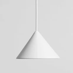 Vivida luminelle lampada a sospensione cono bianco moderno