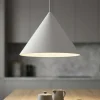 Vivida luminelle lampada a sospensione cono bianco