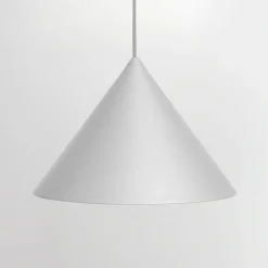 Vivida luminelle lampada a sospensione cono bianco