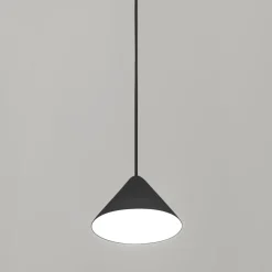 Vivida luminelle lampada a sospensione cono antracite moderno